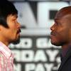 WBO welterweight champion Manny Pacquiao, left, and undefeated WBO junior welterweight champion Timothy Bradley Jr. face off during a press conference in New York City Thursday during a cross-country media tour for their upcoming welterweight title fight. Pacquiao vs Bradley will take place June 9 at the MGM Grand Grand Garden Arena in Las Vegas. WBO welterweight champion Manny Pacquiao, left, and undefeated WBO junior welterweight champion Timothy Bradley Jr. face off during a press conference in New York City Thursday during a cross-country media tour for their upcoming welterweight title fight. Pacquiao vs Bradley will take place June 9 at the MGM Grand Grand Garden Arena in Las Vegas.